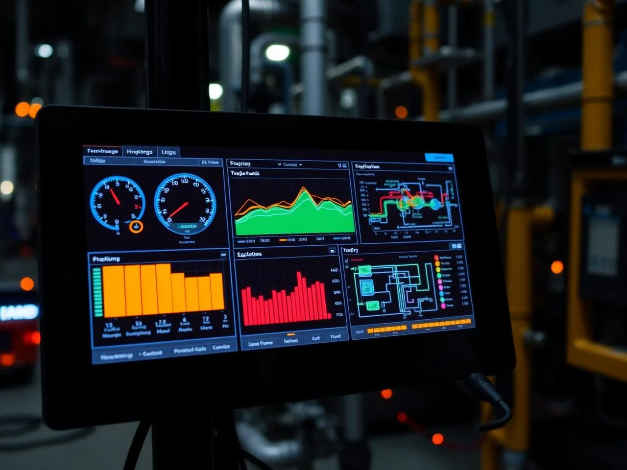 Industrial IoT dashboard placeholder
