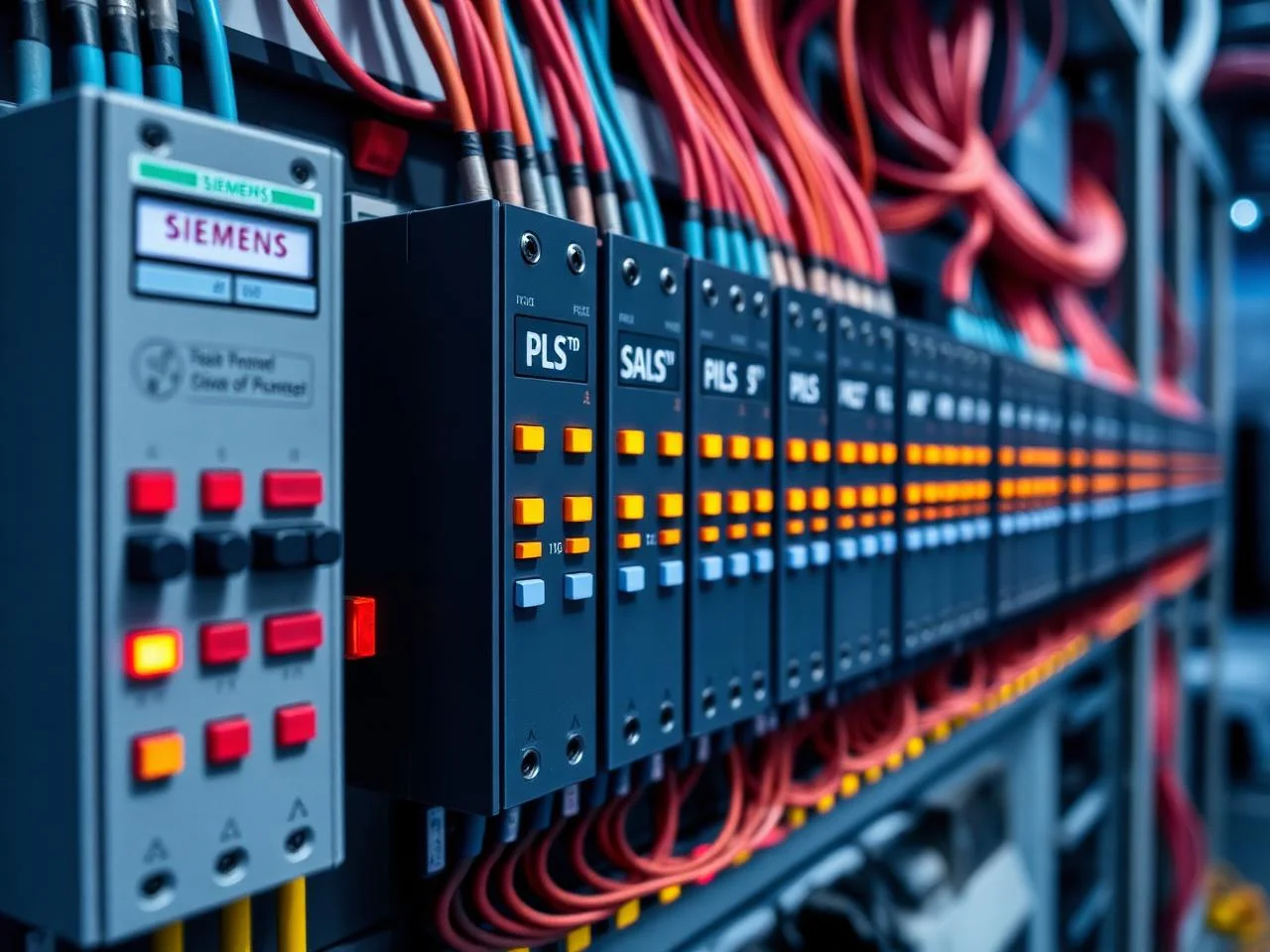 Valve testing machine control panel placeholder