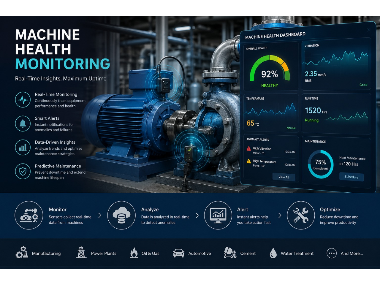 Valve testing machine control panel placeholder